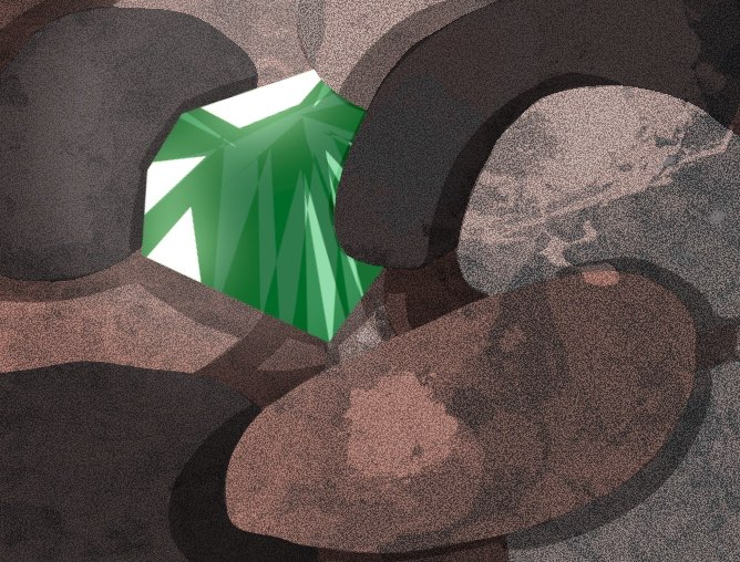 未掘宝石