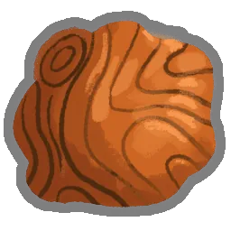 橙色团块